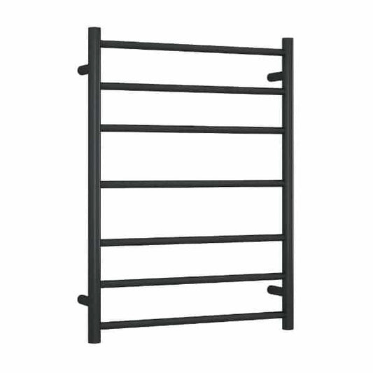 SR44MB Matt  Round Ladder Heated Towel Rail