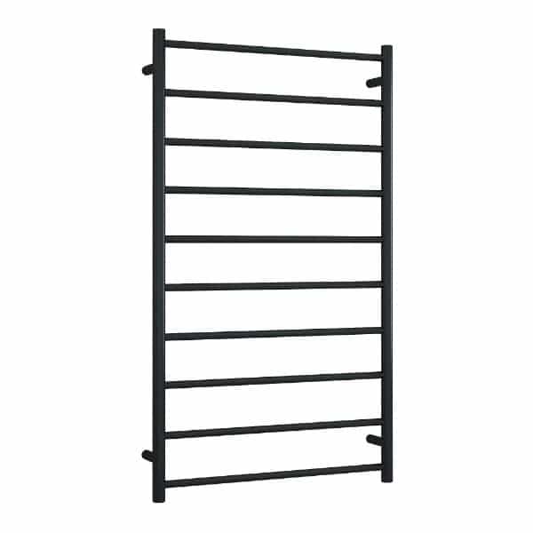SR69MB Matt  Straight Round Heated Ladder Rail