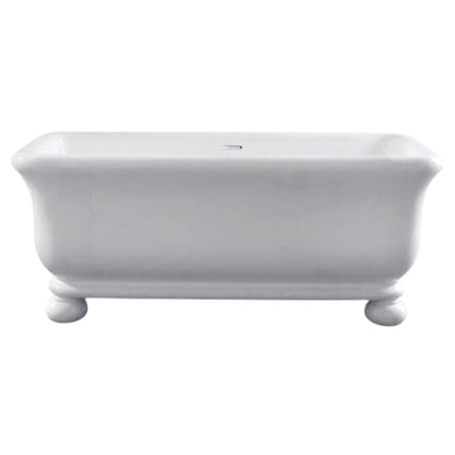 Turner Hastings Kirkham Ball 180 TitanCast Bath with Overflow
