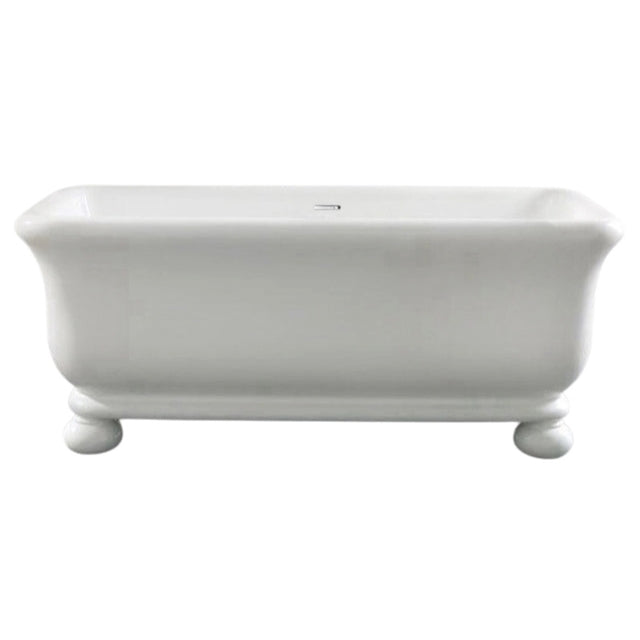 Turner Hastings Kirkham Ball 180 TitanCast Bath with Overflow