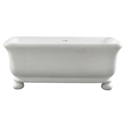 Turner Hastings Kirkham Ball 180 TitanCast Bath with Overflow