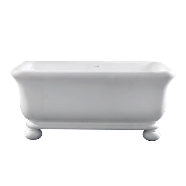 Turner Hastings Kirkham Ball 160 TitanCast Bath with Overflow