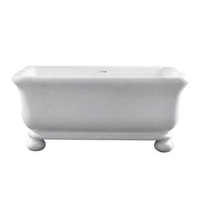 Turner Hastings Kirkham Ball 160 TitanCast Bath with Overflow