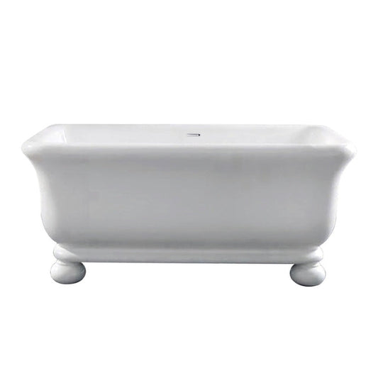 Turner Hastings Kirkham Ball 160 TitanCast Bath with Overflow