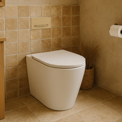 Build Your In-Wall Toilet: Turner Hastings Fino WhisperFlush Wall Faced Toilet Pan  with Cistern Options