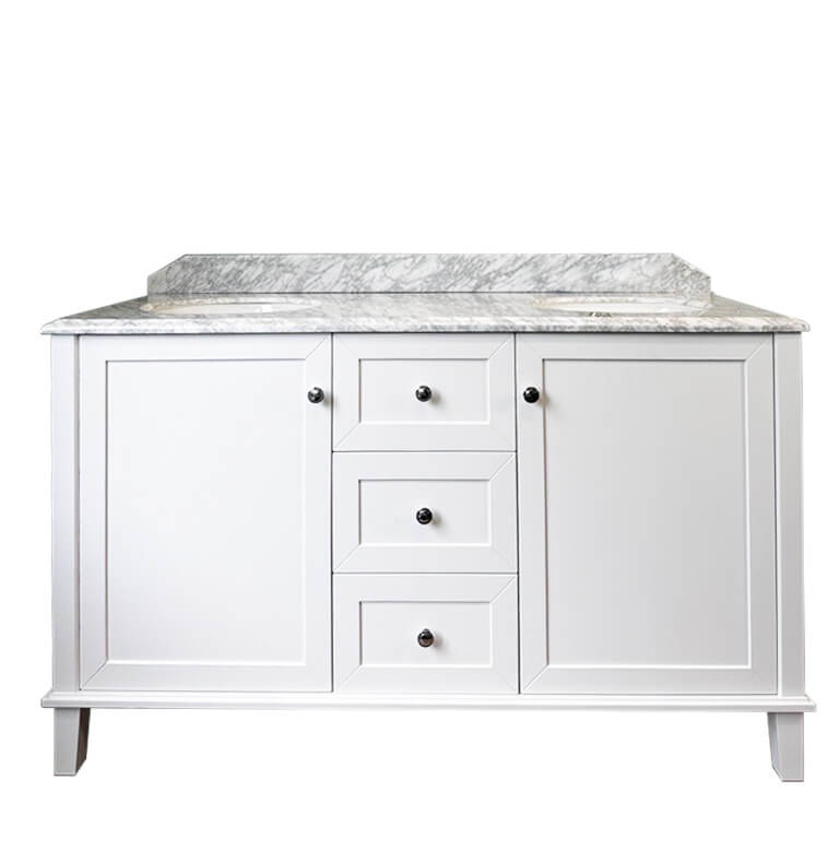 Turner Hastings Coventry 150 x 56 Coventry 75x55  Vanity with Marble Top