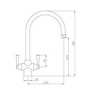 Turner Hastings Gosford Double Sink Mixer –