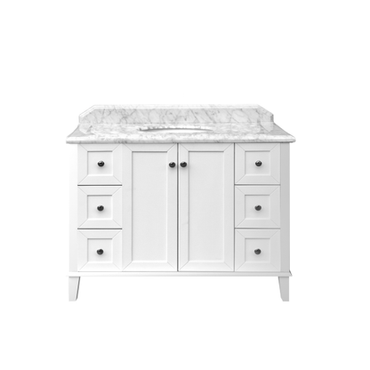 Turner Hastings Coventry 1200mm Satin  Vanity, Marble Top, Single Bowl
