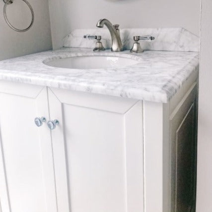 Turner Hastings Coventry 750mm Satin  Vanity, Marble Top