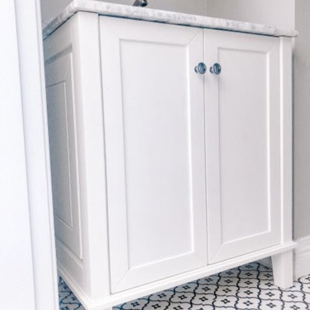Turner Hastings Coventry 750mm Satin  Vanity, Marble Top