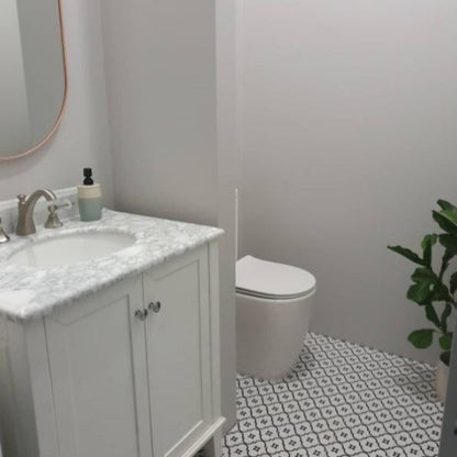 Turner Hastings Coventry 750mm Satin  Vanity, Marble Top