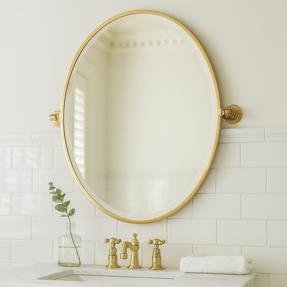 Turner Hastings Mayer Pivot Oval Mirror 620mm x 538mm