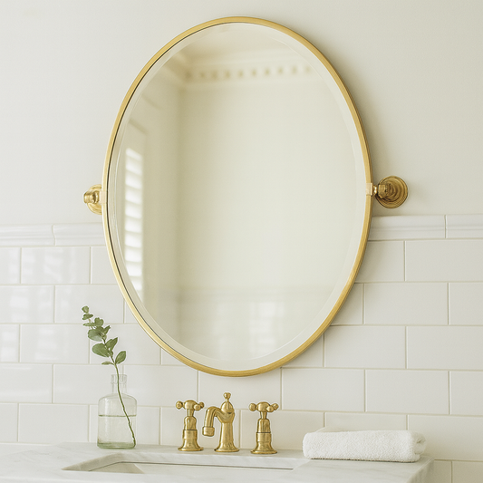 Turner Hastings Mayer Pivot Oval Mirror 620mm x 538mm