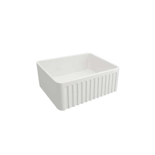 Turner Hastings Novi 60 x 46 Fine Fireclay Butler Sink Gloss White