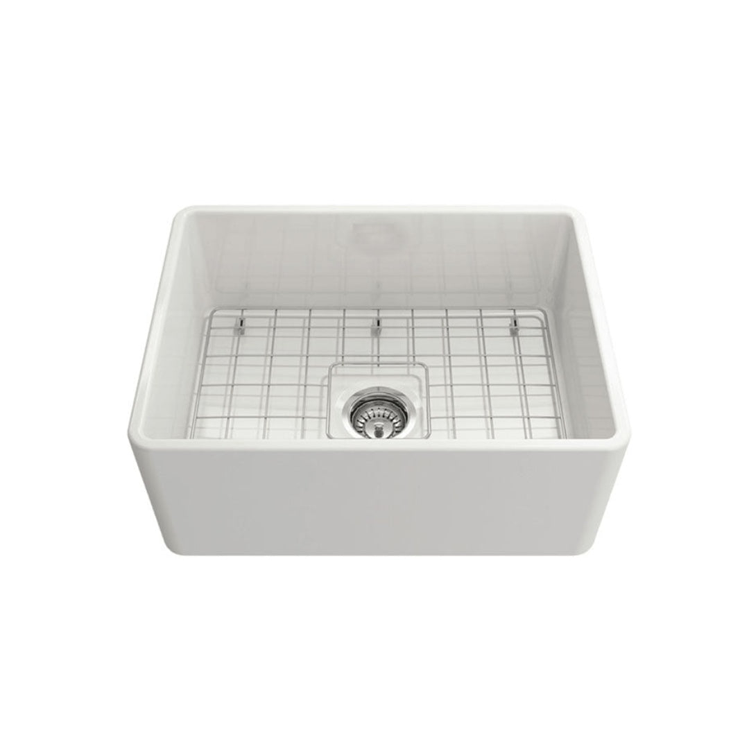 Turner Hastings Novi 60 x 46 Fine Fireclay Butler Sink Gloss White