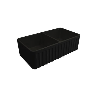 Turner Hastings Novi 85 x 46 Fine Fireclay Butler Sink Matte Black