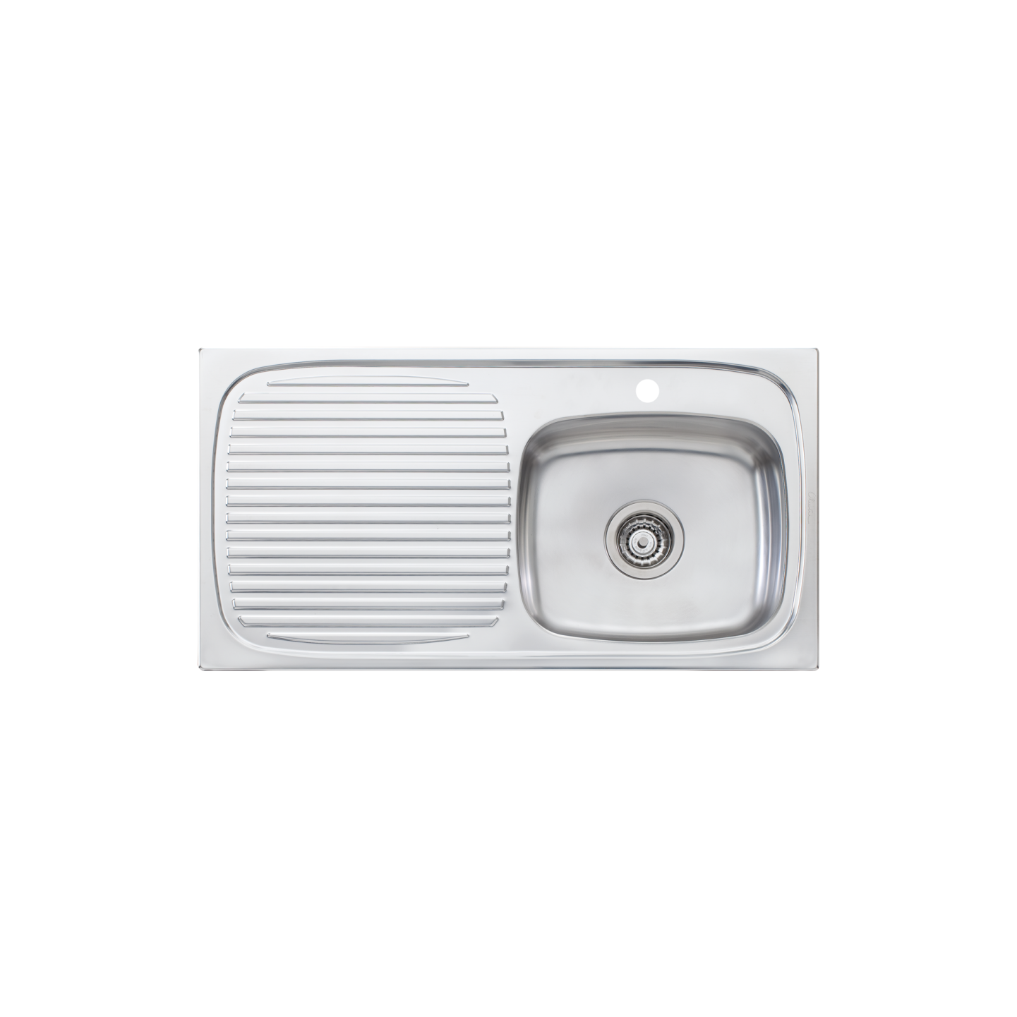 Oliveri Ultraform Single Bowl Sink With Left Drainboard Stainless Steel