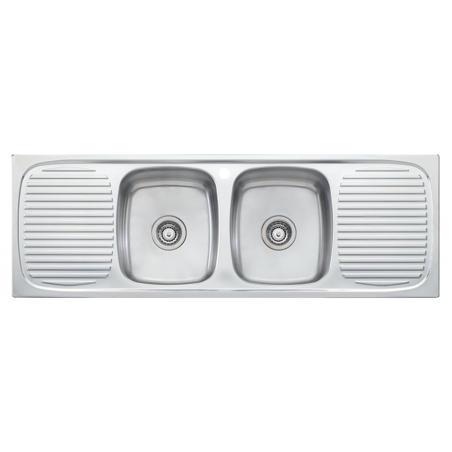Oliveri Ultraform Double Bowl Sink With Double Drainer Stainless Steel