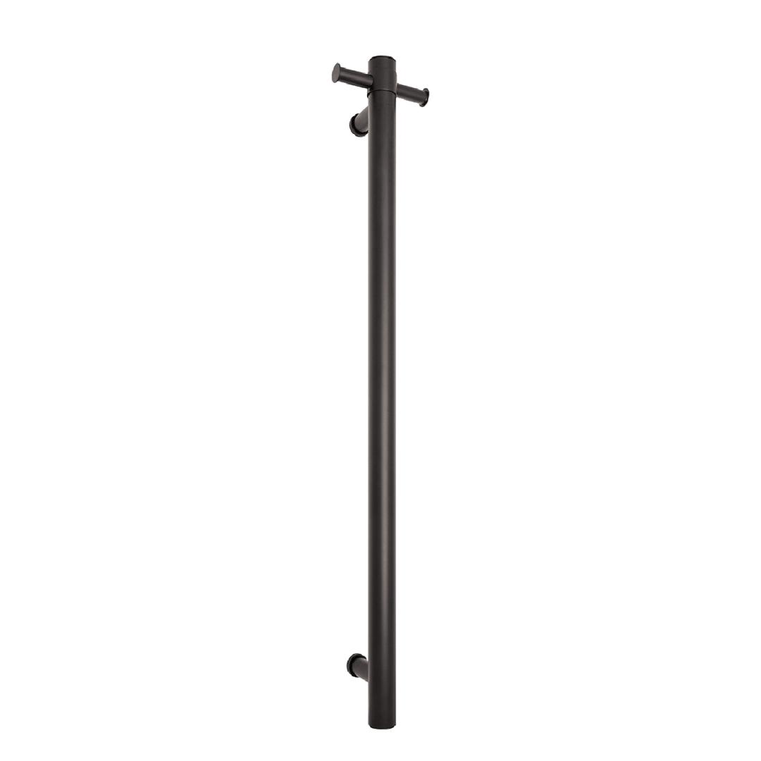 Thermorail Round 900 Non-Heated Vertical Single Towel Rail