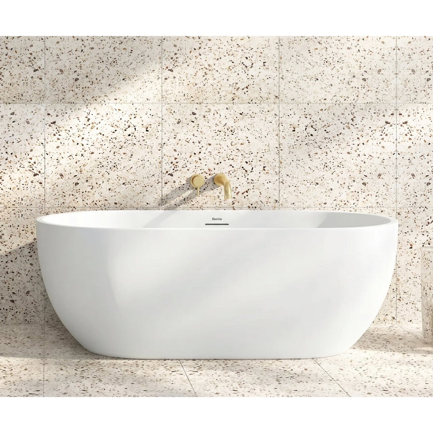 DECINA VALENTINA FREESTANDING BATH GLOSS WHITE (AVAILABLE IN 1500MM AND 1700MM)