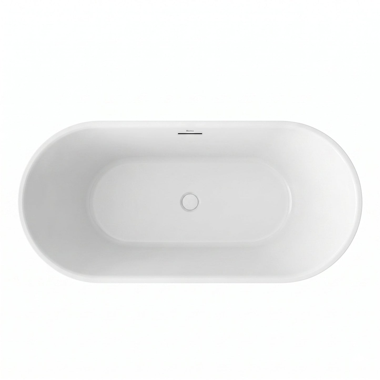 DECINA VALENTINA FREESTANDING BATH GLOSS WHITE (AVAILABLE IN 1500MM AND 1700MM)