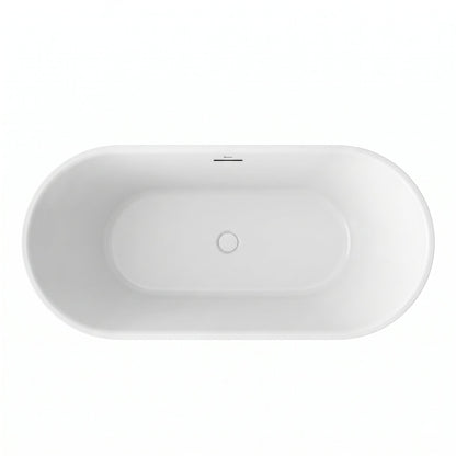 DECINA VALENTINA FREESTANDING BATH GLOSS WHITE (AVAILABLE IN 1500MM AND 1700MM)