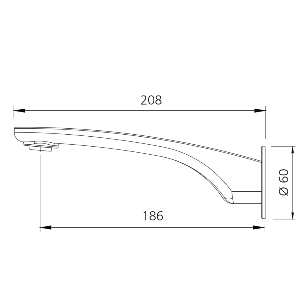 Oliveri Verona Wall Basin Spout