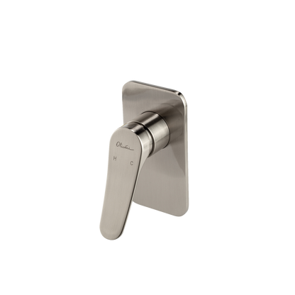 Oliveri Verona Wall Mixer (Trim Kit Only) Brushed Nickel