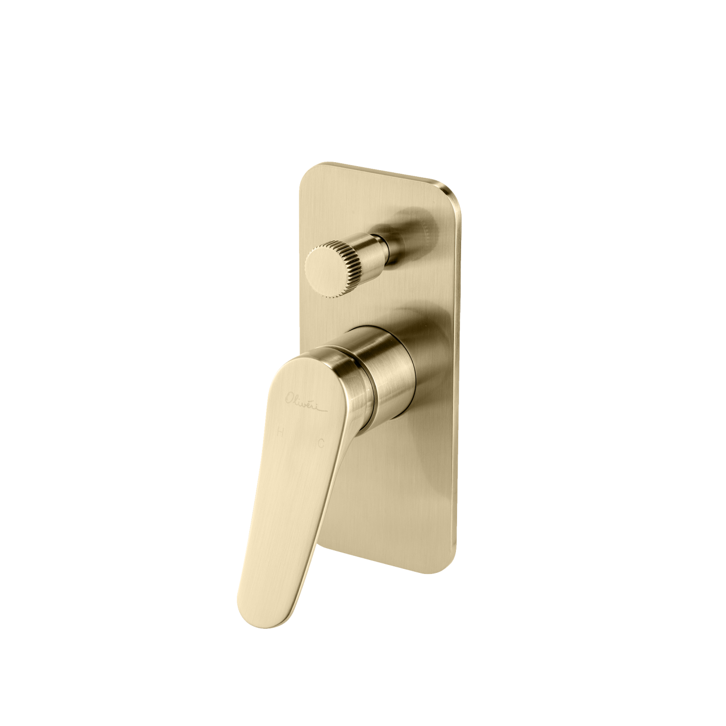 Oliveri Verona Wall Mixer With Diverter Classic Gold