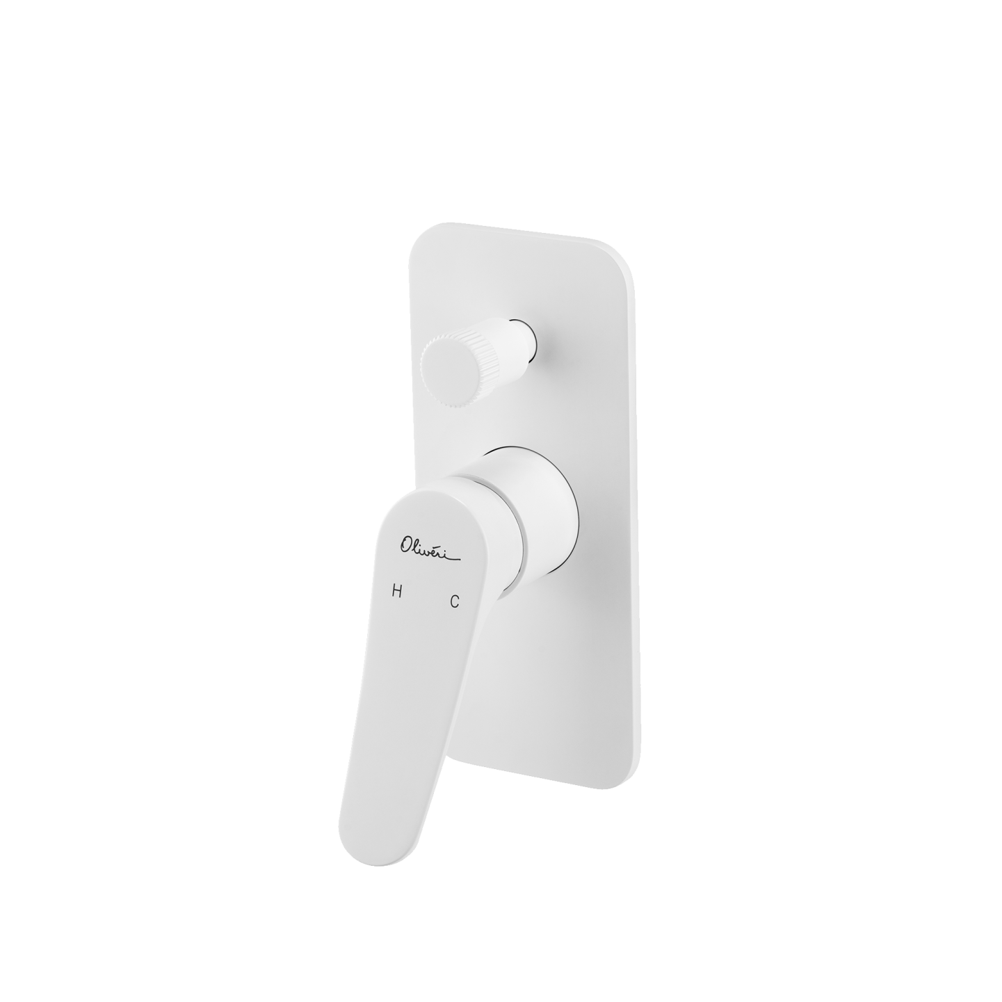 Oliveri Verona Wall Mixer With Diverter White