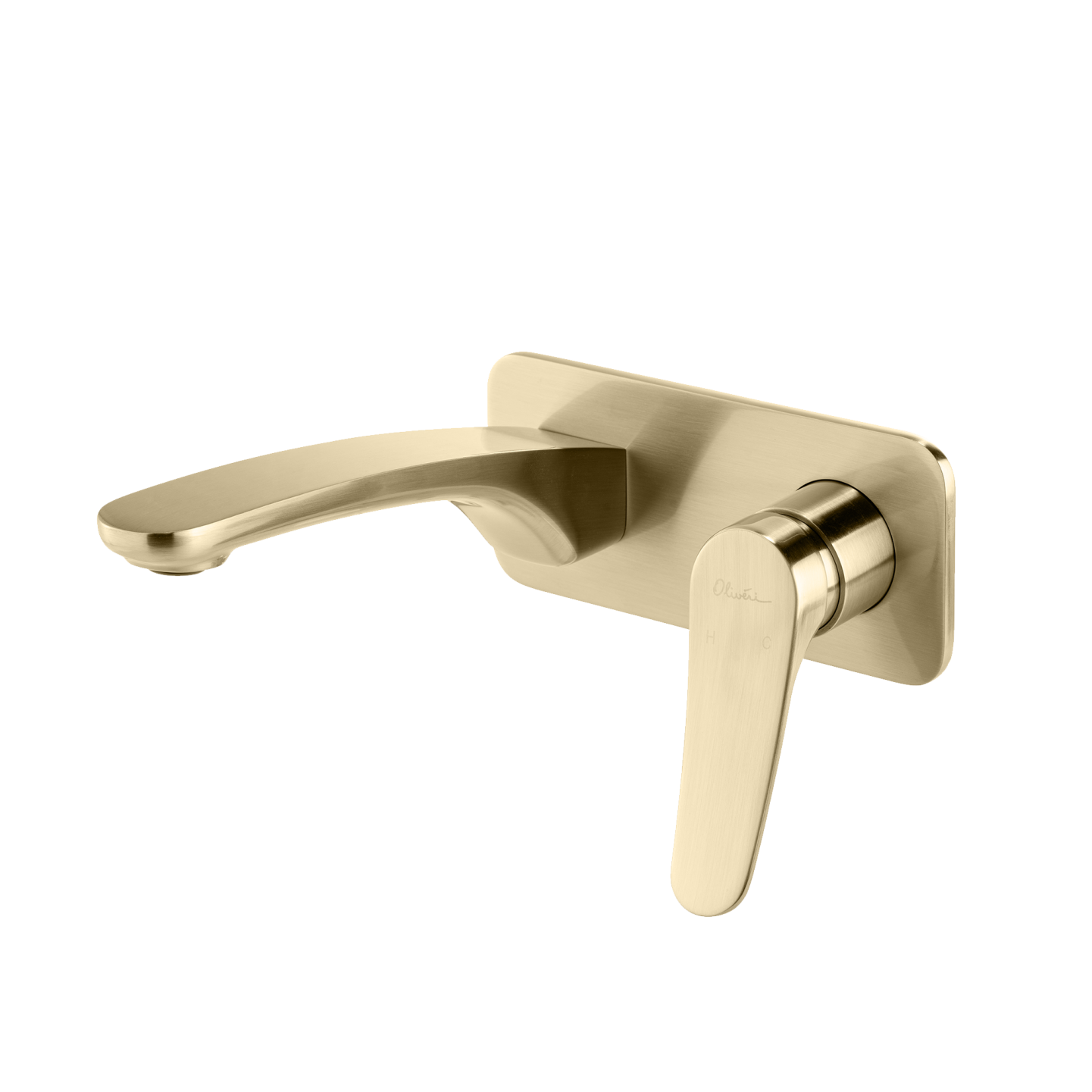 Oliveri Verona Wall Mixer Set Classic Gold