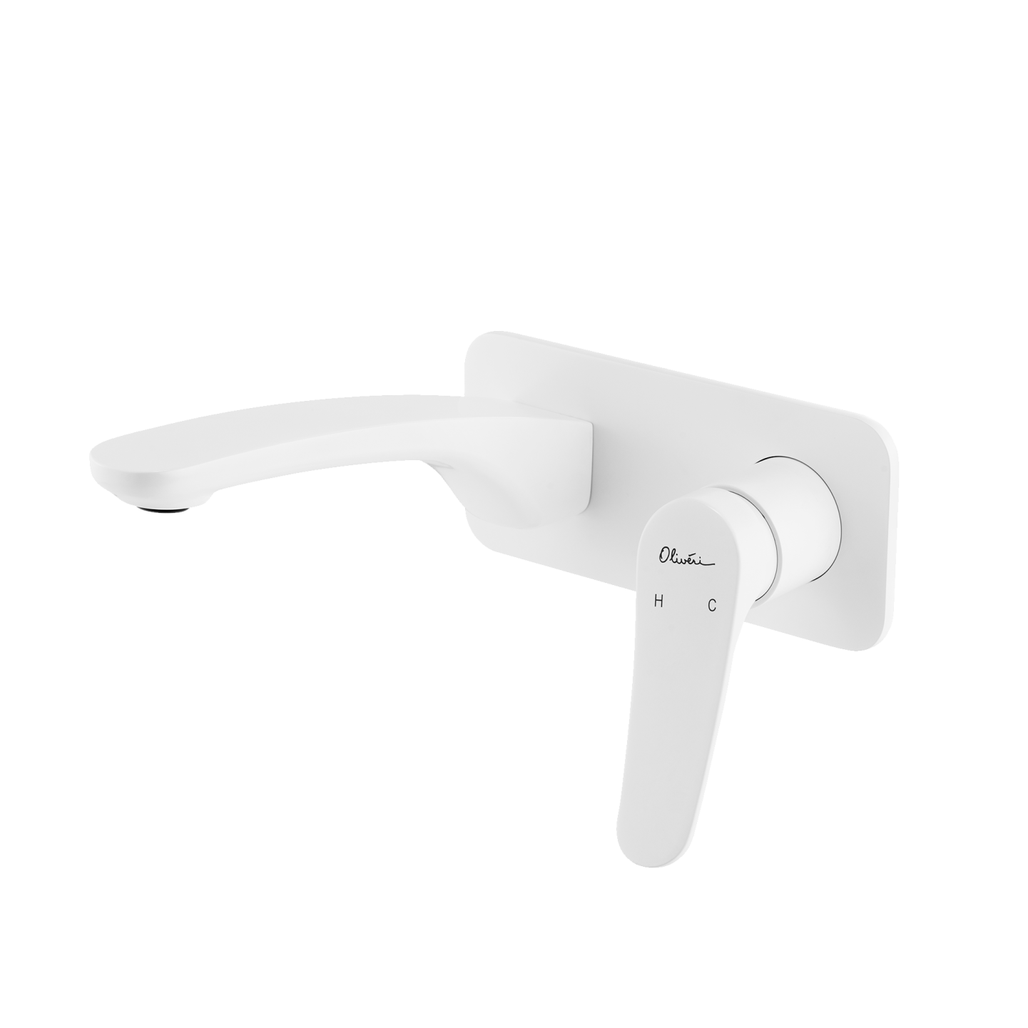 Oliveri Verona Wall Mixer Set White
