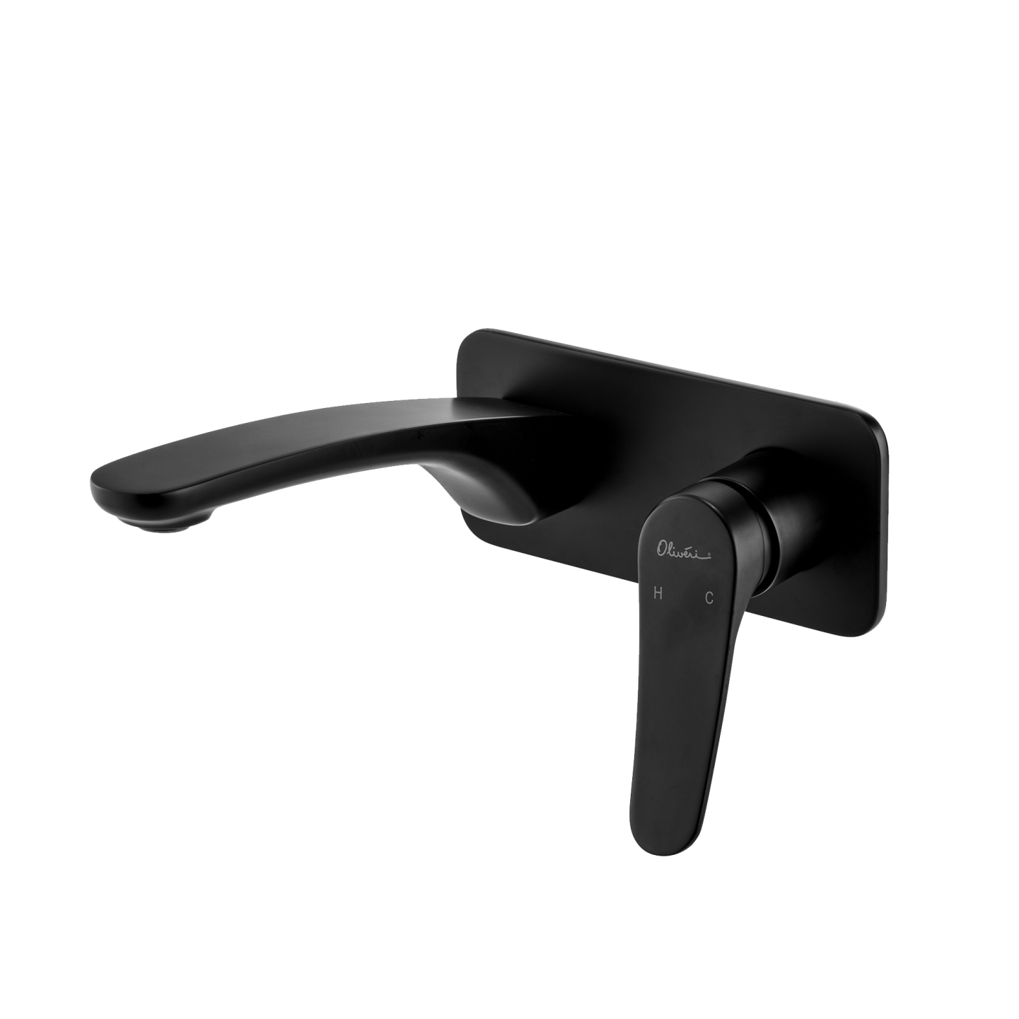 Oliveri Verona Wall Mixer Set (Trim Kit Only) Matte Black