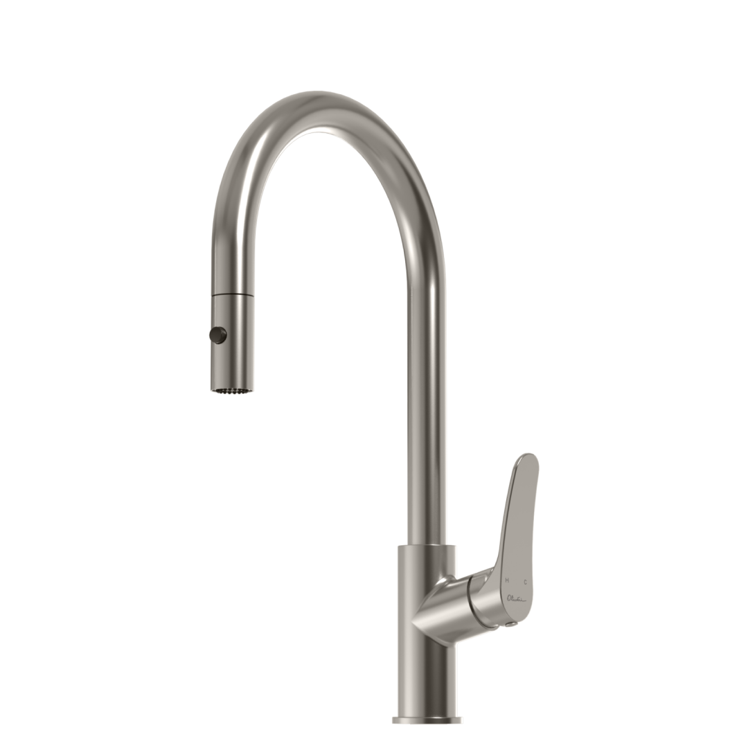 Oliveri Verona Pull-Out Gooseneck Spray Mixer