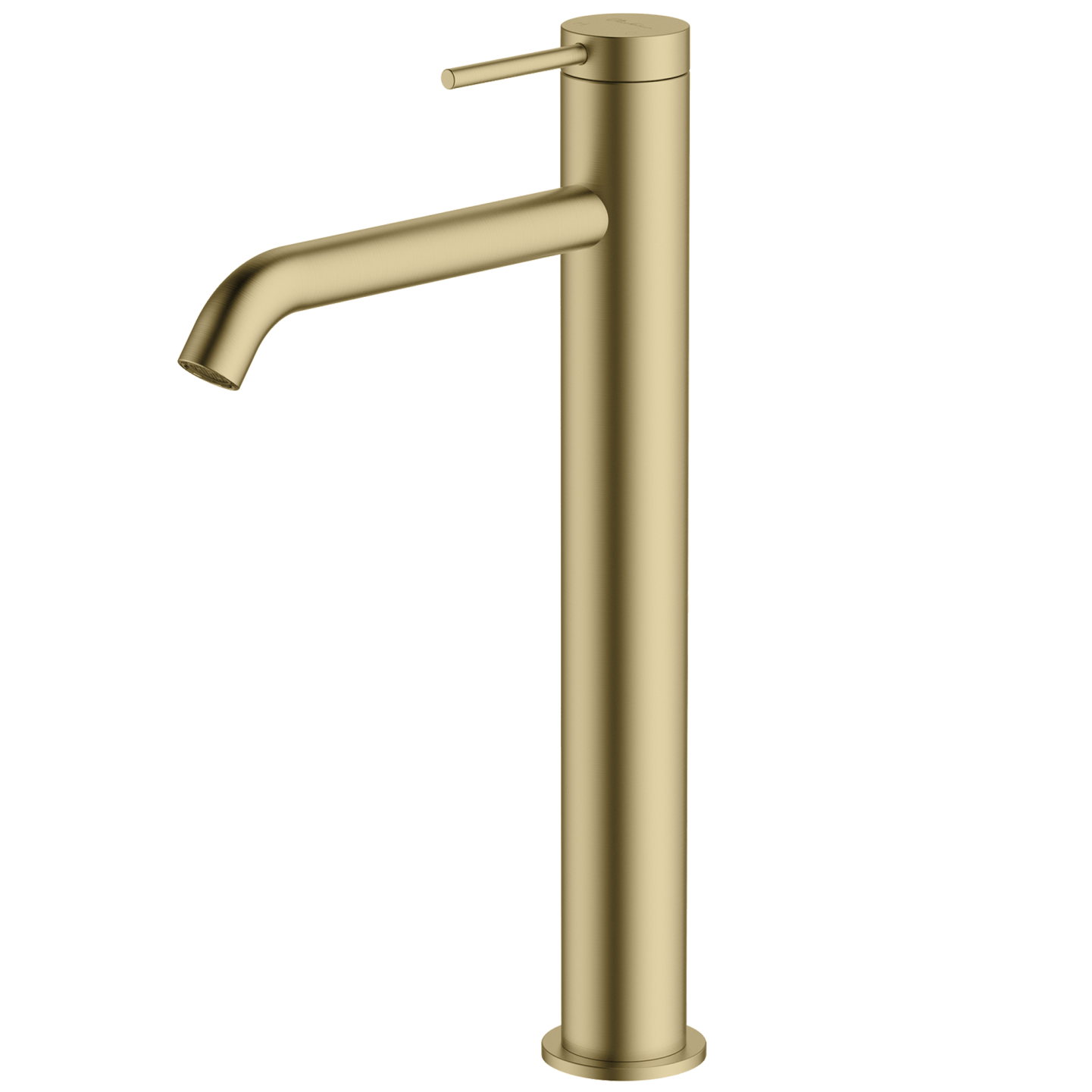 Oliveri Venice Curved Tower Basin Mixer Classic Gold Lead Free