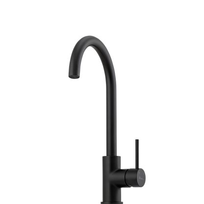 Oliveri Venice Goose Neck Mixer Matte Black