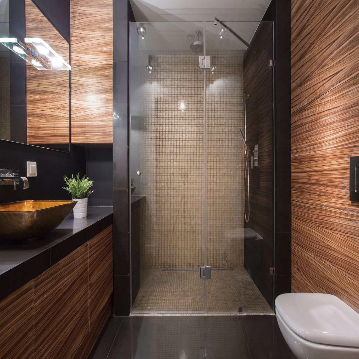 Verotti Home Frameless Wall-To-Wall 2 Panels - 974