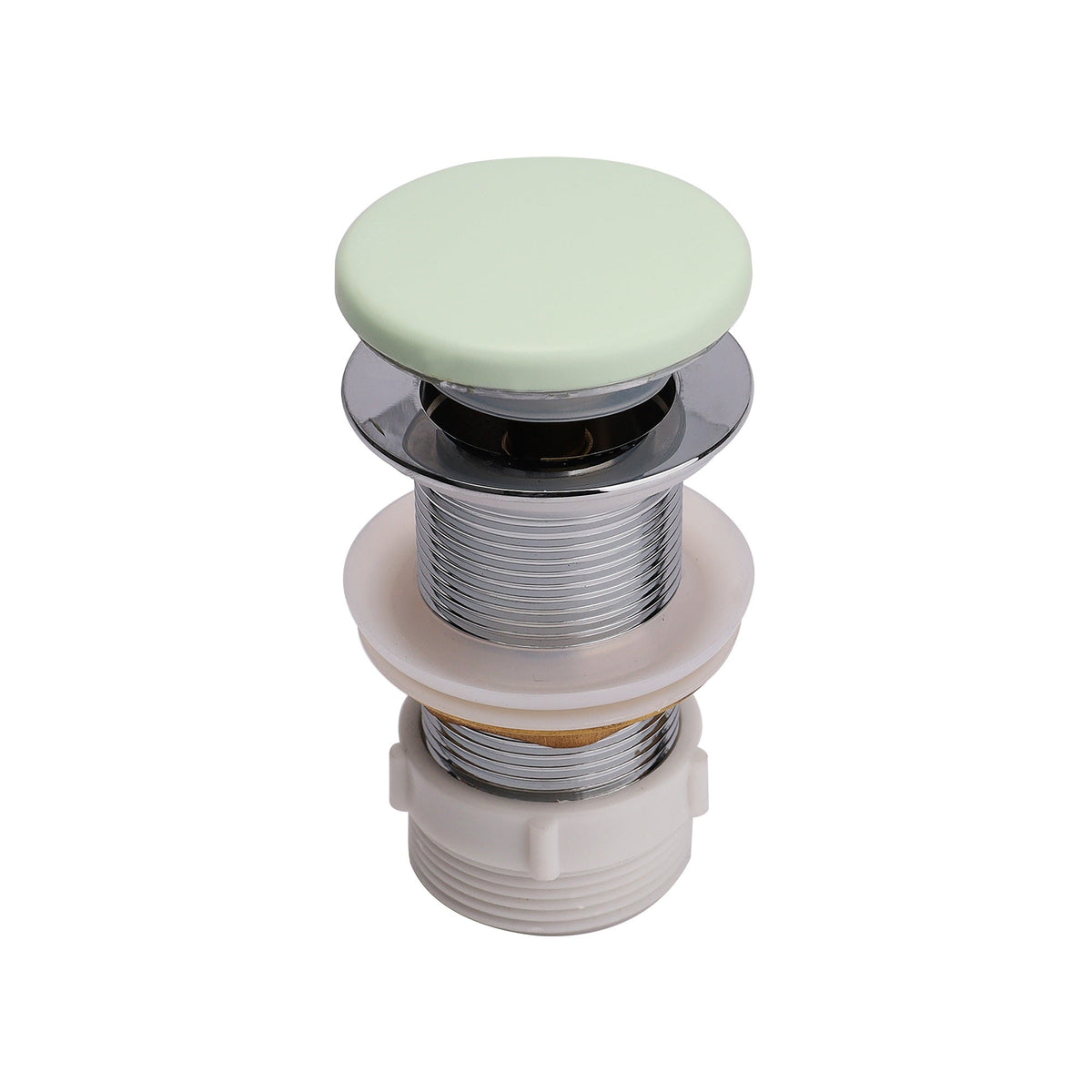 VIVO 38 Concrete Round Countertop Basin - Light Green