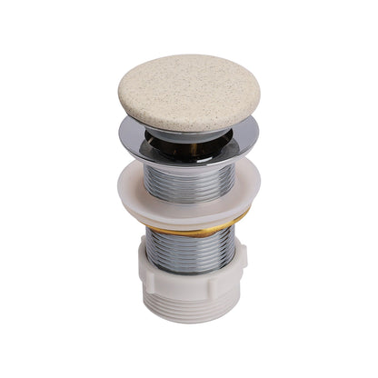 VIVO 40 Concrete Oval Countertop Basin - Grit Yellow