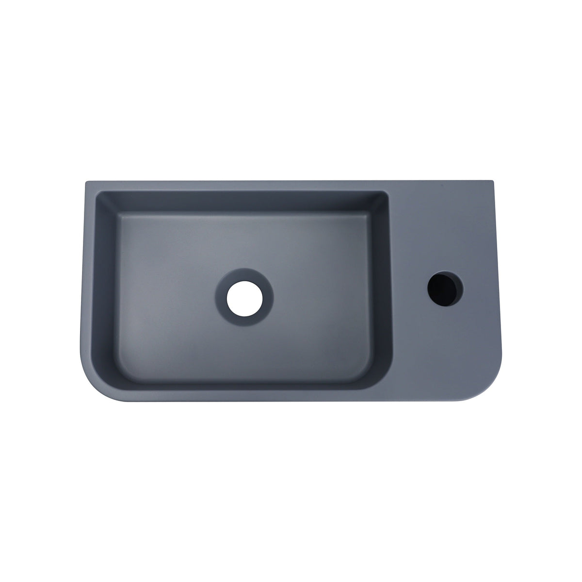 VIVO 43 Concrete Wall-Hung Basin-Blue Ashes