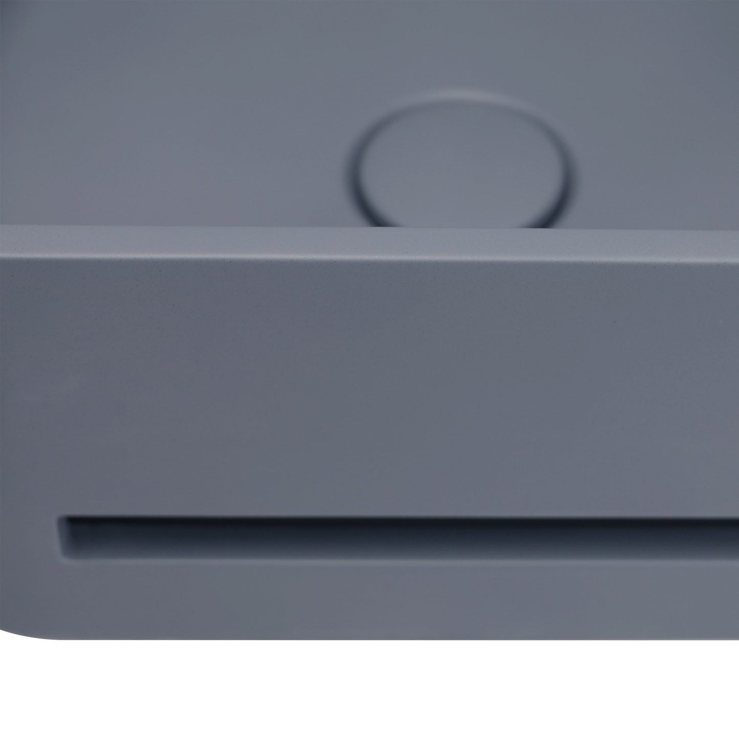 VIVO 43 Concrete Wall-Hung Basin-Blue Ashes