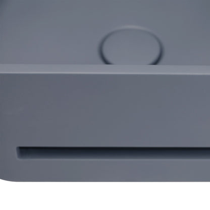 VIVO 43 Concrete Wall-Hung Basin-Blue Ashes