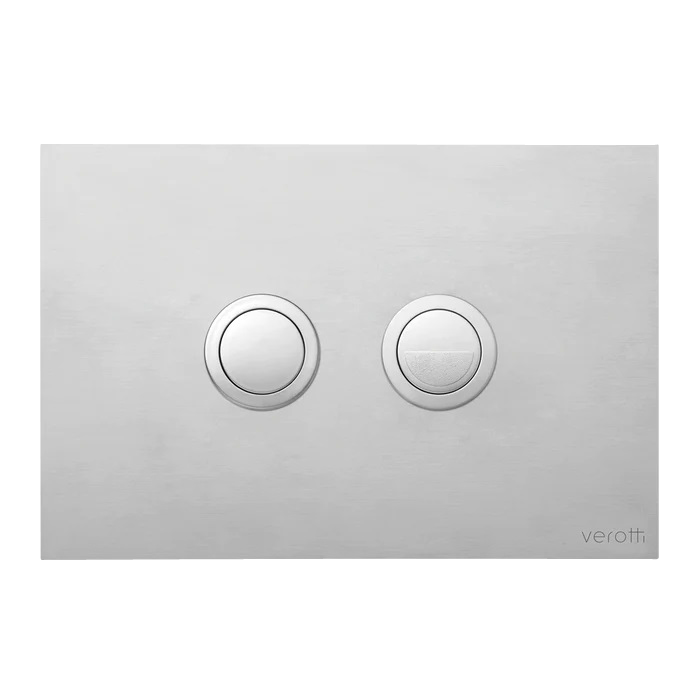 CITY LIFE ROUND ABS BUTTONS | STAINLESS STEEL PLATE - Satin Stainless Steel