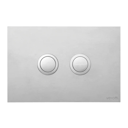 CITY LIFE ROUND ABS BUTTONS | STAINLESS STEEL PLATE - Satin Stainless Steel
