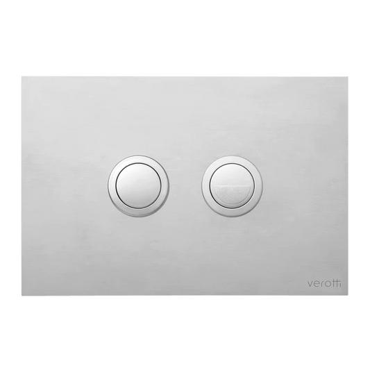 CITY LIFE ROUND ABS BUTTONS | STAINLESS STEEL PLATE - Satin Stainless Steel