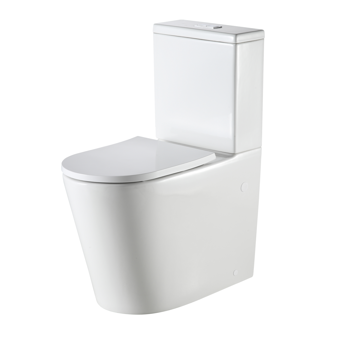 Oliveri Vienna Comfort Height Back To Wall Toilet Suite White