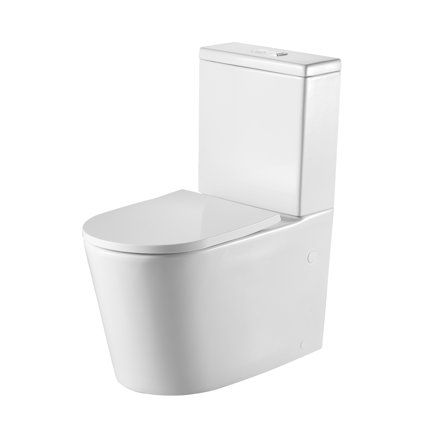 Oliveri Vienna Rimless Back To Wall Toilet Suite White