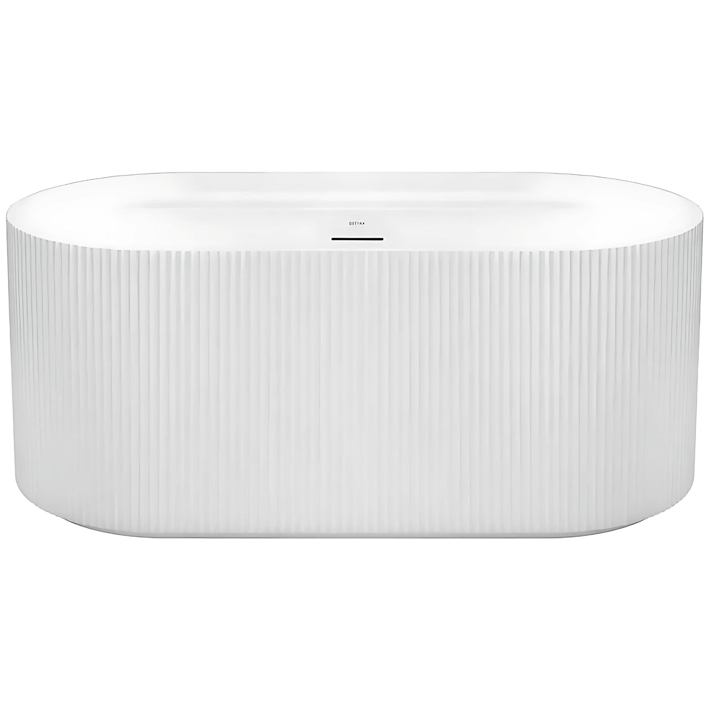 DECINA VIVA FLUTED FREESTANDING BATHTUB MATTE WHITE (AVAILABLE IN 1500MM AND 1700MM)