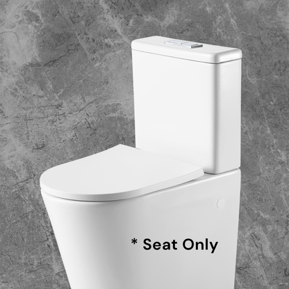 Oliveri Vienna Comfort Height Ambulant Toilet Suite (Seat Only) White