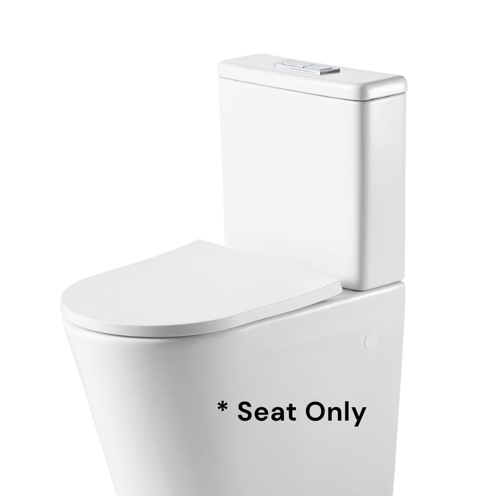 Oliveri Vienna Comfort Height Ambulant Toilet Suite (Seat Only) White
